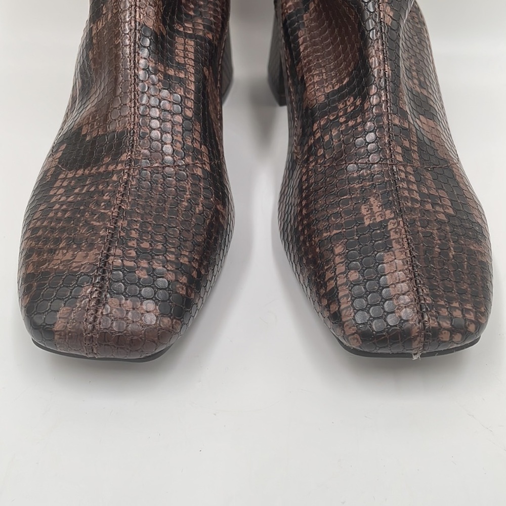 Primark Snakeskin Print Chunky/Block Heel Boots - image 8